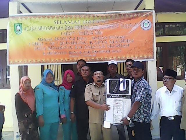 Pengelola UED-SP Desa Bumbung Taja Musdes