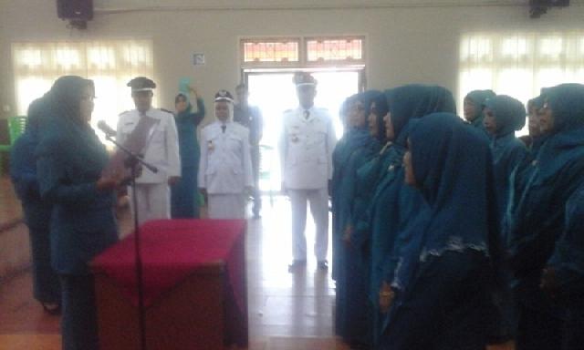 Camat Mandau Lantik 3 Pjs Kades