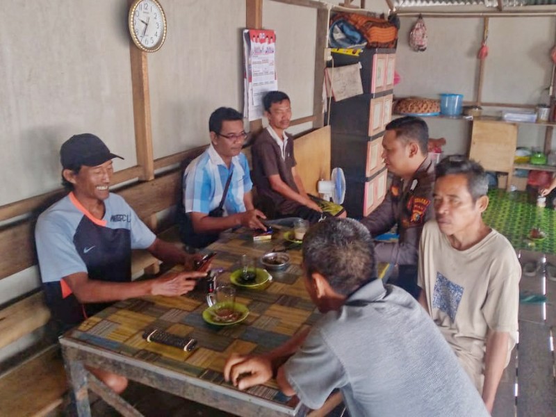 Bripka Eko Sosialisasikan Cooling System Pilkada 2024 di Kelurahan Sungai Piring