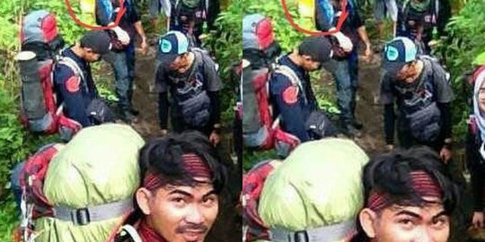 Selfie di Gunung Slamet, Pendaki Ini Dikejutkan dengan Makhluk Misterius yang Ada di Fotonya