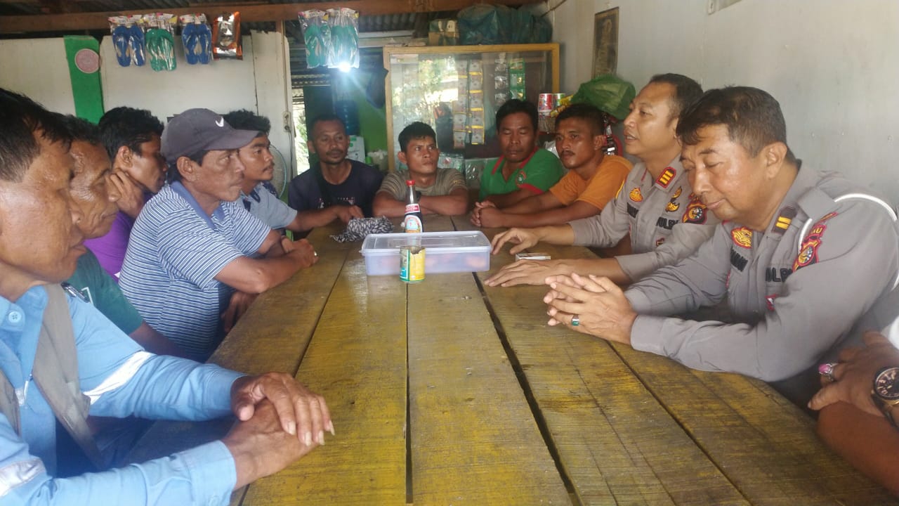 Polsek Tapung Sosialisasikan Pemilu Damai di PKS PTPN V Tapung