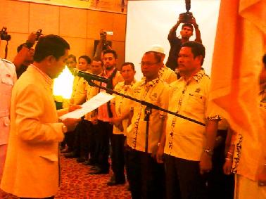 Kader DPD PG Pekanbaru Komit Menangkan Anas dalam Pilgubri