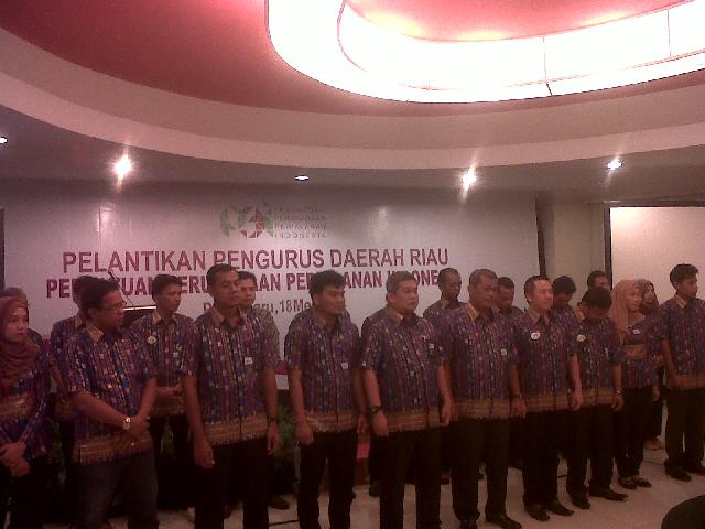 Pengda P3I Riau Periode 2014-2018 Dikukuhkan, Ardiansyah Terpilih Sebagai Ketua