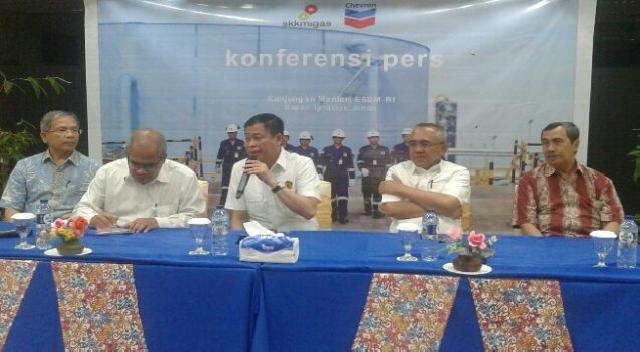 Menteri ESDM Kunjungi Lapangan Minyak PT Chevron