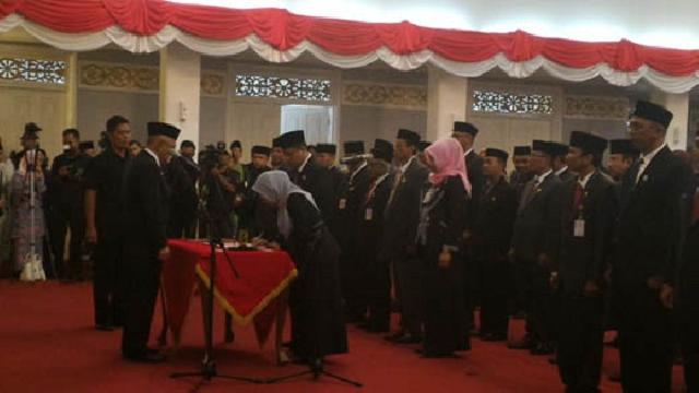 Pejabat Non Job Turut Saksikan Pelantikan dan Pengukuhan OPD Pemprov Riau