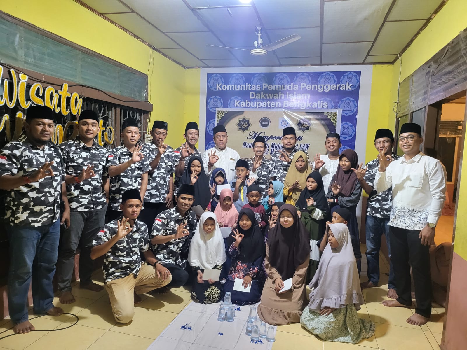 Peringatan Maulid Nabi Muhammad, Ketua DPD Bapera Bengkalis Beri Pesan Mendalam Kepengurus