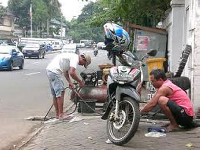 Kapolresta: Kita Akan Bantu Satpol PP Tertibkan Tukang Tambal Ban di Pinggir Jalan