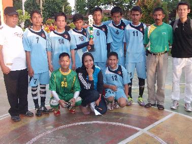 SMPN 26 Juara I Futsal Al-Azhar tingkat SMP se Kota Pekanbaru