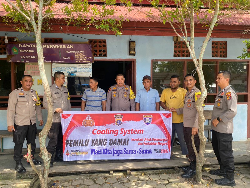 Satgas Preemtif Polres Kuansing Gelar Cooling System untuk Wujudkan Kamtibmas Kondusif di Pilkada 2024