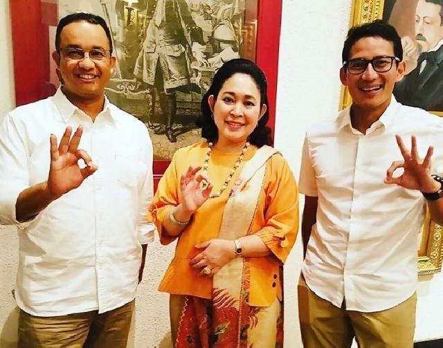 Setnov murka Titiek Soeharto dukung Anies-Sandi