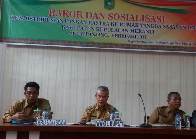 Wabup Meranti: Raskin Harus Berkualitas Baik
