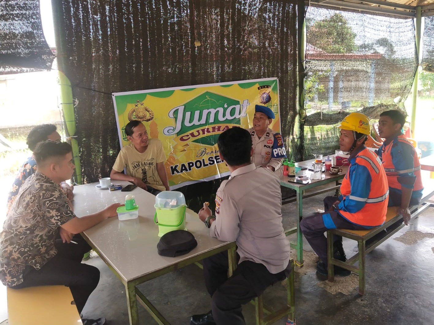 Polsek Ukui Dengar Aspirasi Warga Secara Langsung
