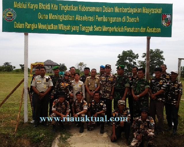 FKPPI Pekanbaru Ikut Sukseskan Karya Bakti Kodim