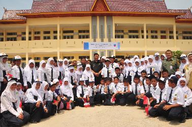 Firdaus Resmikan Penggunaan SMPN 6 Eks Kebakaran