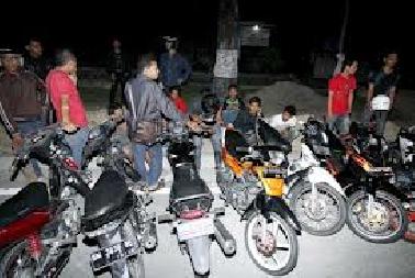 Masih Ada Geng Motor di Perkanbaru, Ini Buktinya !