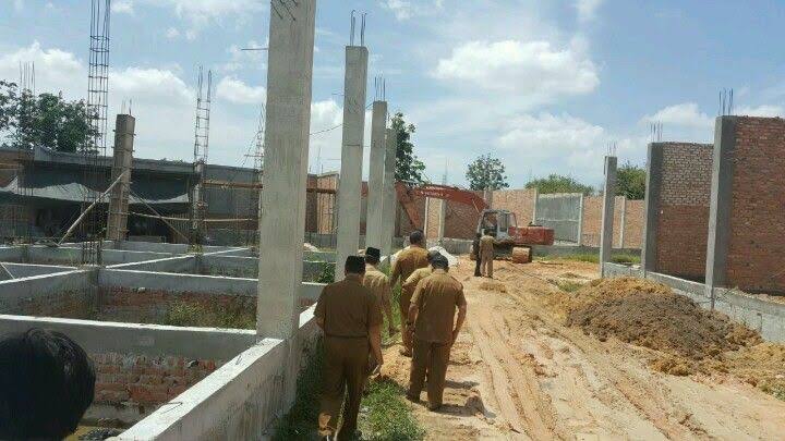 Pemko Pekanbaru Minta Pengembang Segera Selesaikan Pembangunan Pasar Induk