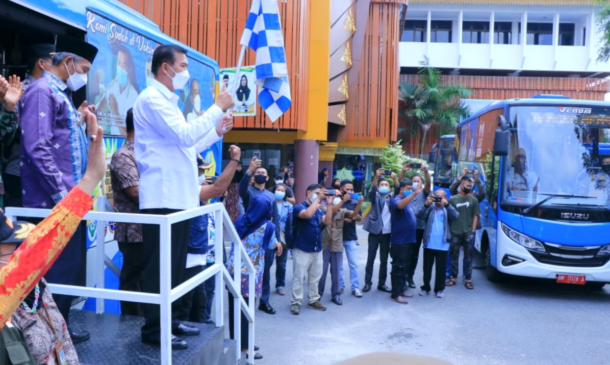Bus Vaksin Keliling Sudah Layani Ribuan Warga
