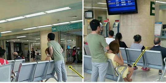 Waah ! Foto Sepasang Kekasih Ini Mendadak Viral, Perhatikan Bagian Bawahnya