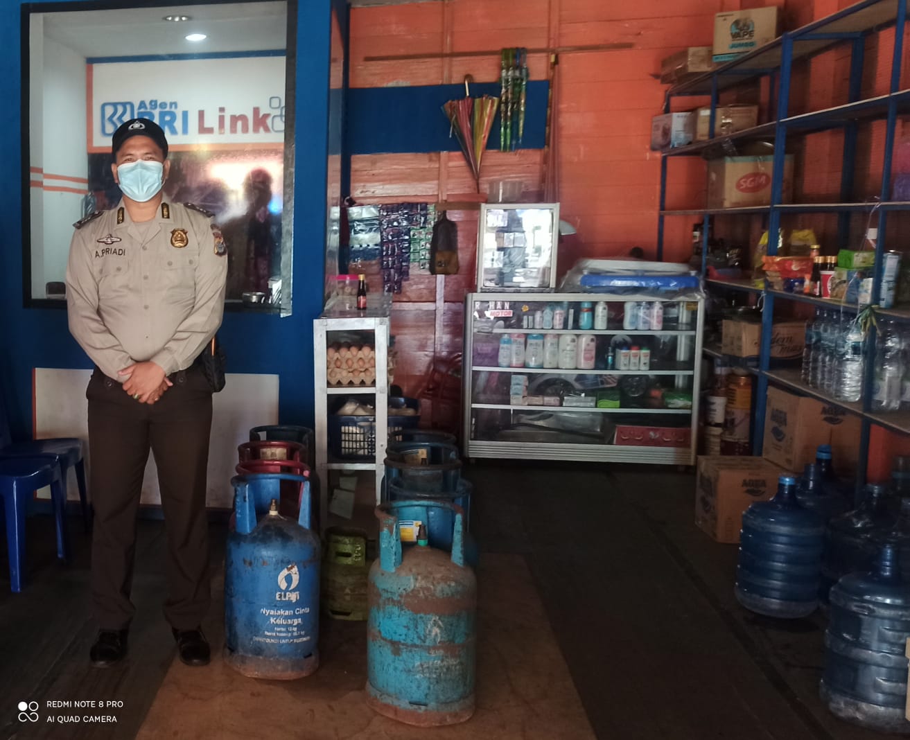 Polsek Kuala Kampar Gelar KRYD Menyasar Perbankan di Wilayah Binaan