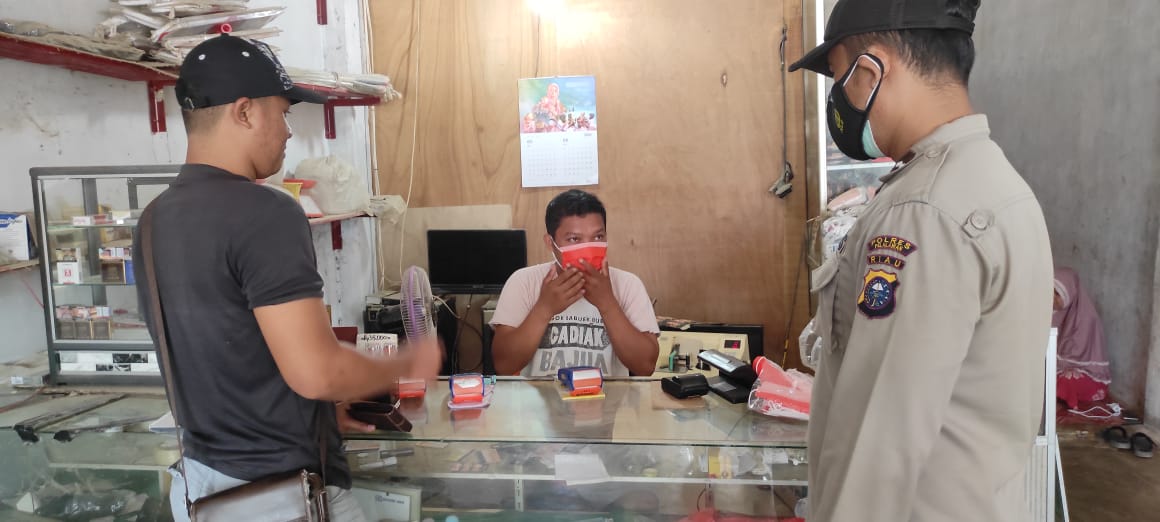 Antisipasi Kriminalitas, Wilayah Langgam Pelalawan di Jaga Ketat Oleh Aparat Kepolisian