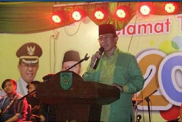Sambut Tahun Baru Bupati Inhil Dengarkan Tausiah
