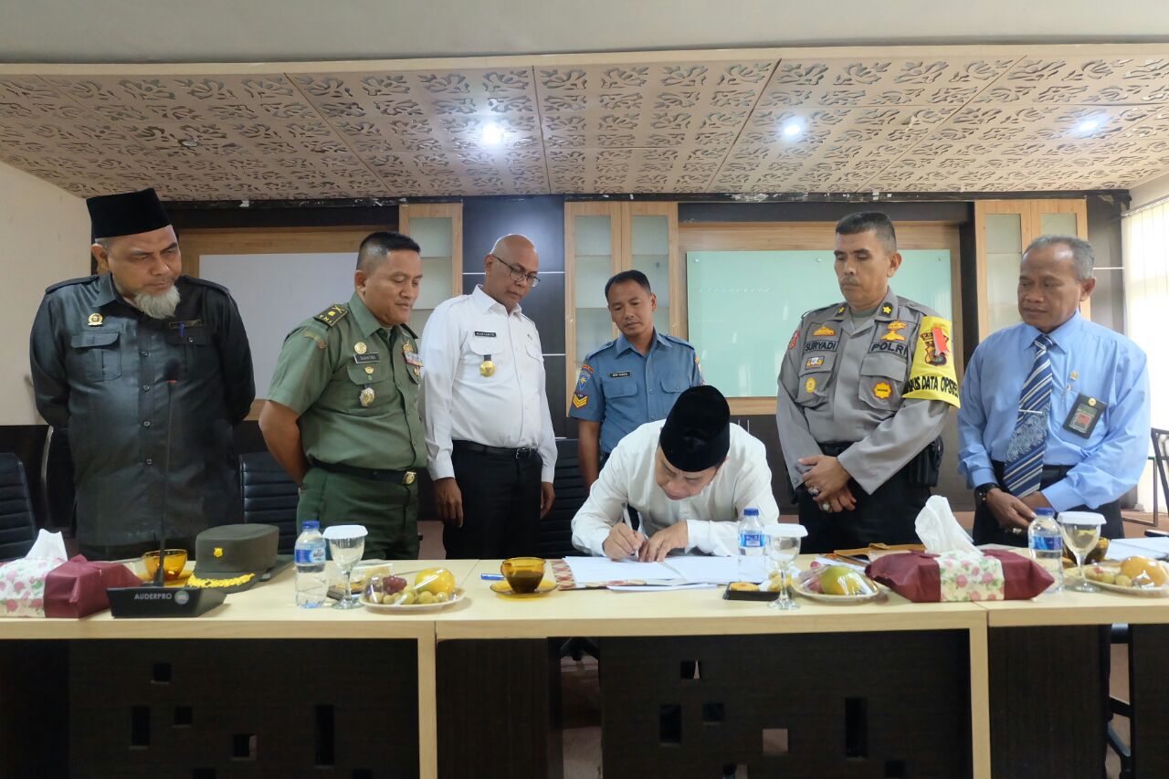 Tolak Aksi Teror, Pemkab Inhil Dan Forkopimda Nyatakan Sikap Bersama