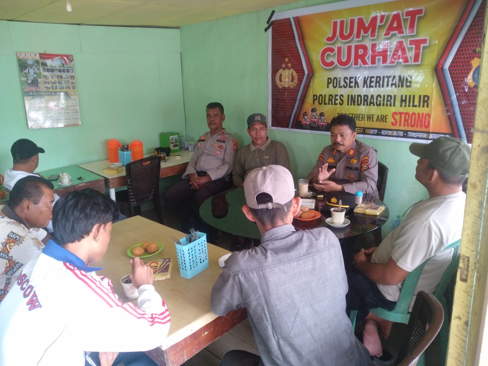 Jumat Curhat Cooling System, AKP Ramli Samosir Sambangi Masyarakat Pasar Kota Baru