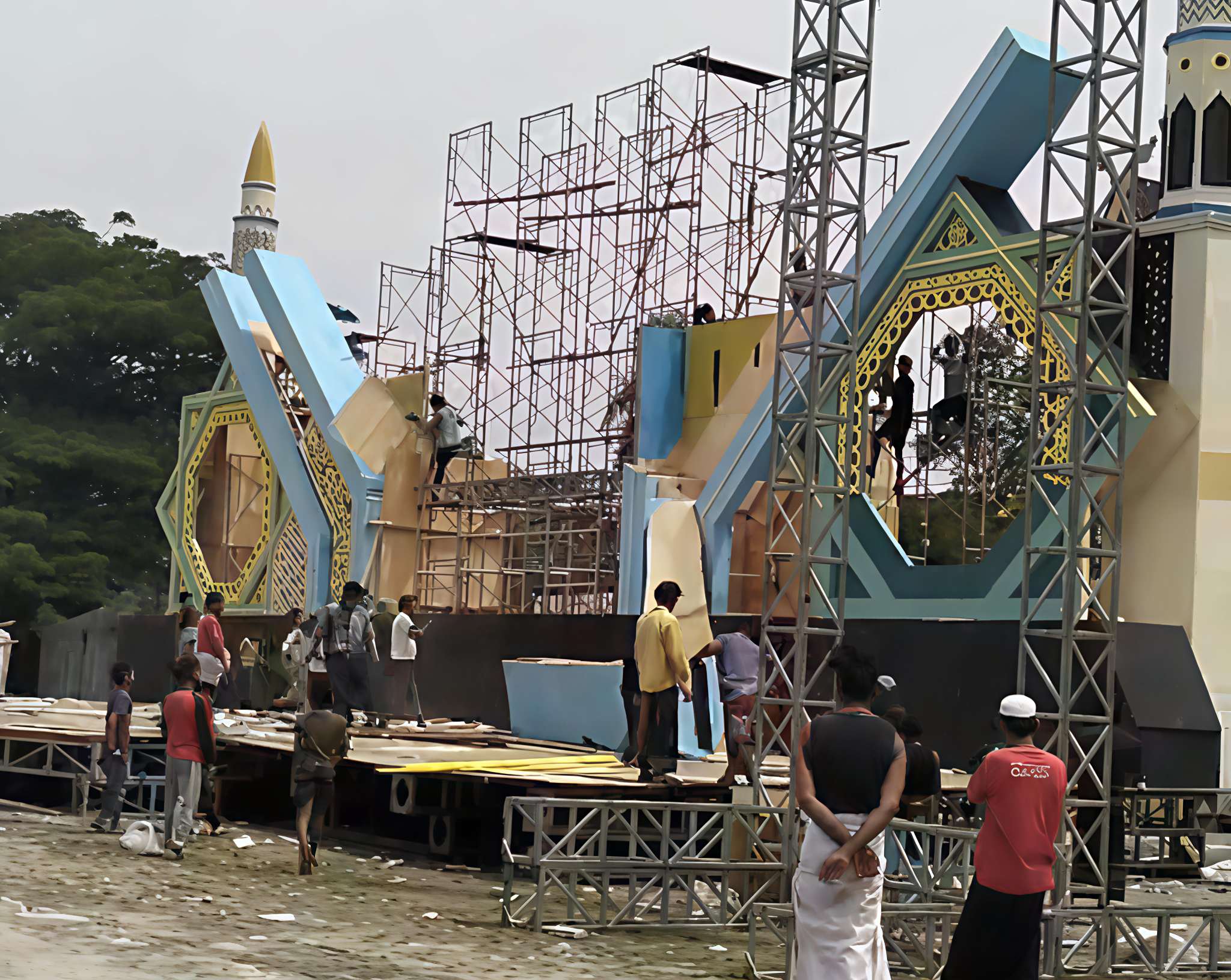 Astaka MTQ Pekanbaru Diduga Dijarah Pengungsi Rohingya