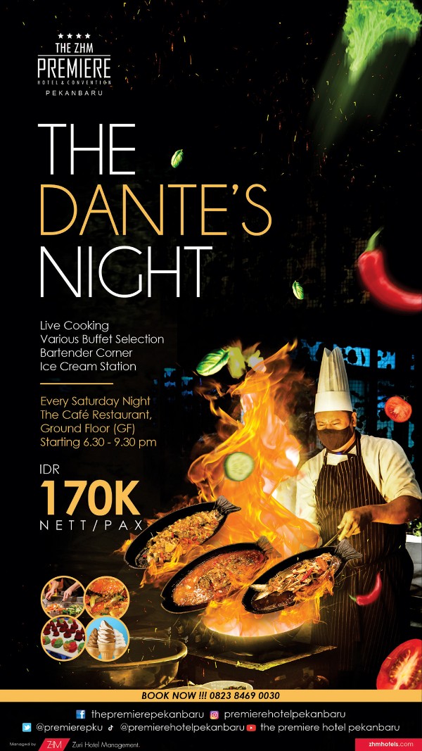 Share a Piece of The Dante's Night Persembahan The Premiere Hotel Pekanbaru