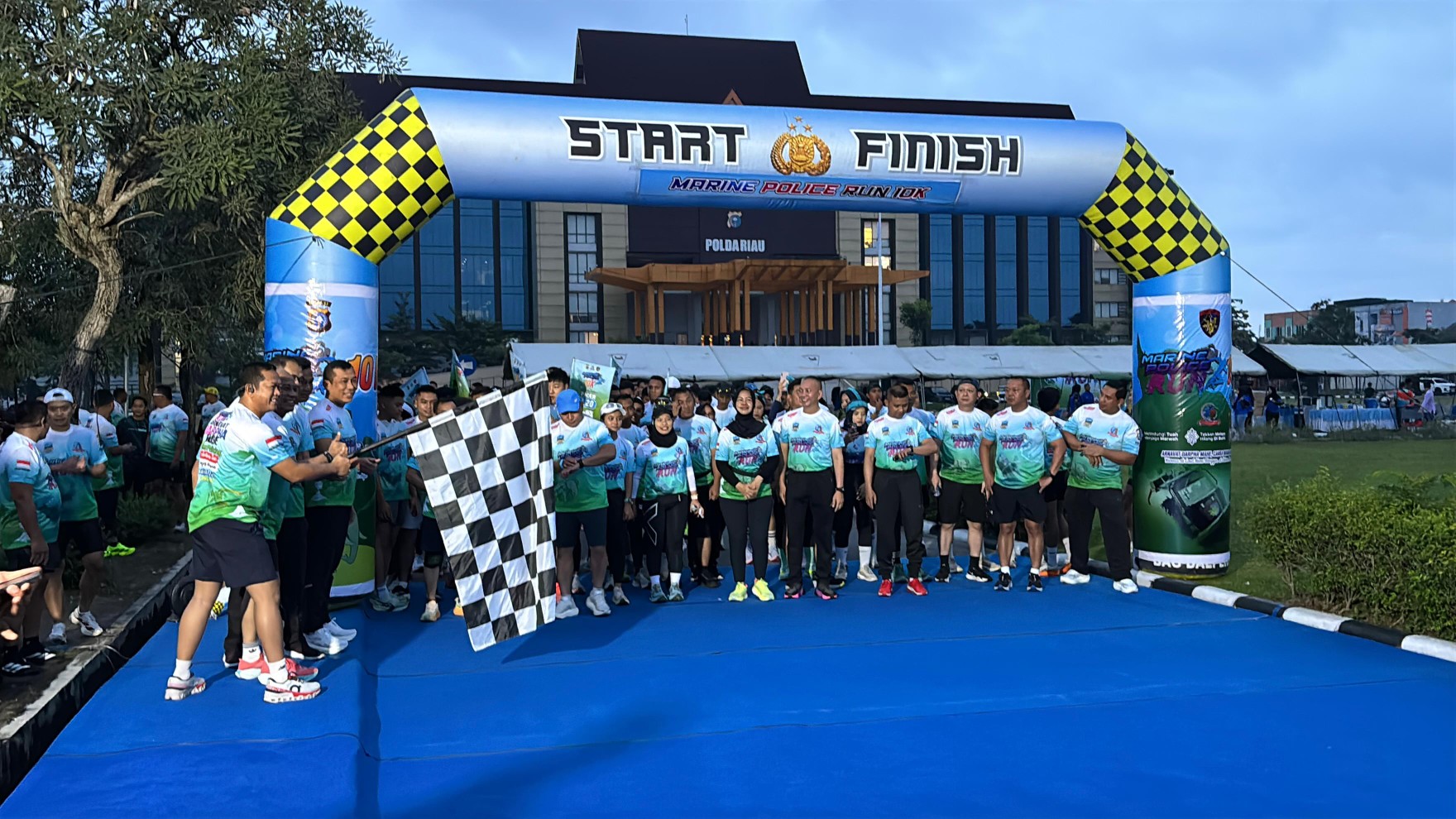 Marine Police Run 10K, Kapolda Riau Ajak Masyarakat Jaga Alam