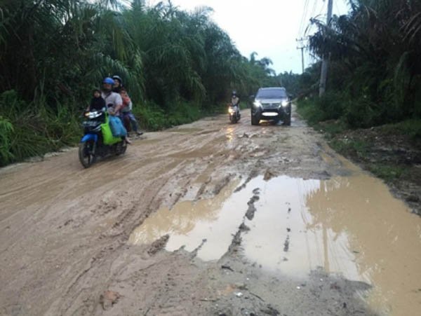 Zulfahmi Soroti Kondisi Jalan Purnamasari Pekanbaru Yang Belum Tersentuh Pembangunan
