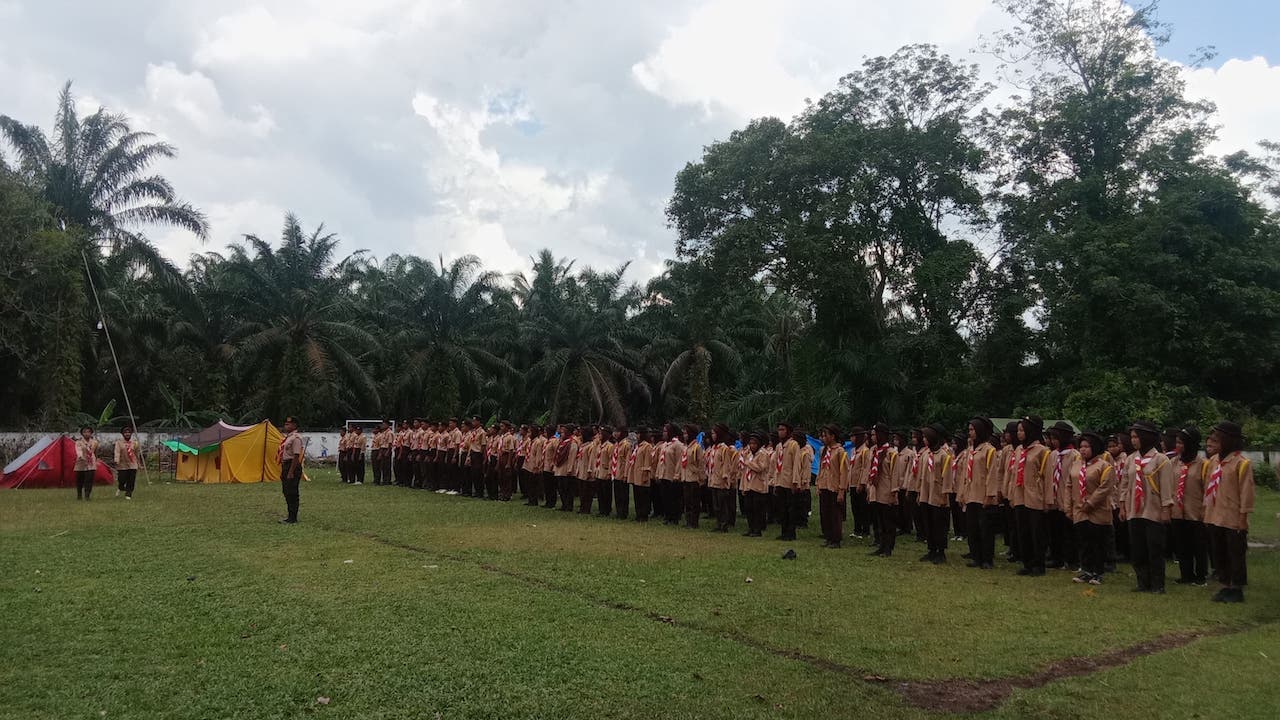 Pembekalan Anggota Pramuka untuk Jaga Kamtibmas Jelang Pilkada Serentak 2024