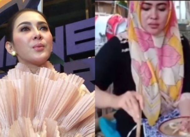 Wah! Dagangan Wanita Ini Laris Manis karena Wajahnya yang Mirip Syahrini