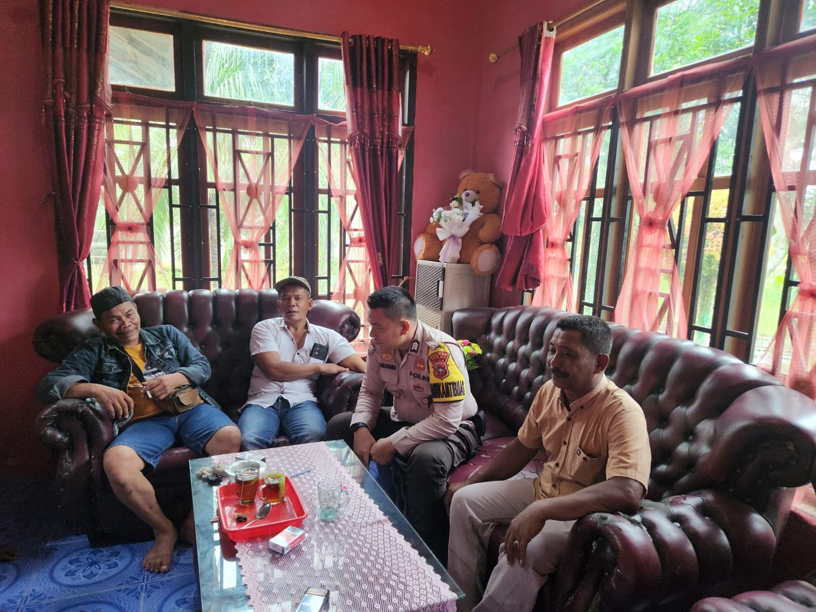 Polsek Rimba Melintang Gencarkan Sambang Tokoh Masyarakat Jaga Kamtibmas Jelang Pilkada 2024