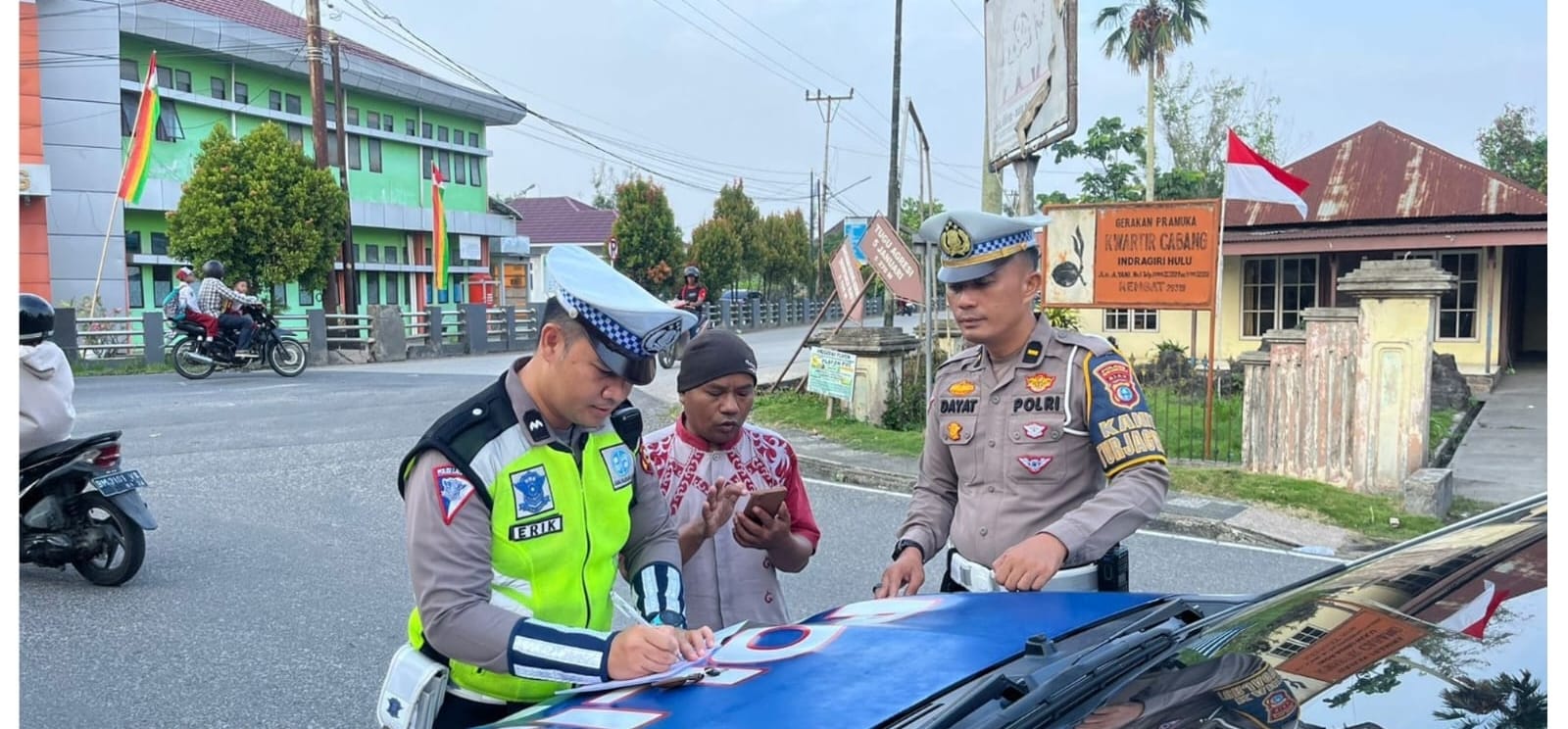 Operasi Zebra Lancang Kuning 2023 Polres Inhu, 80 Pelanggaran Ditindak