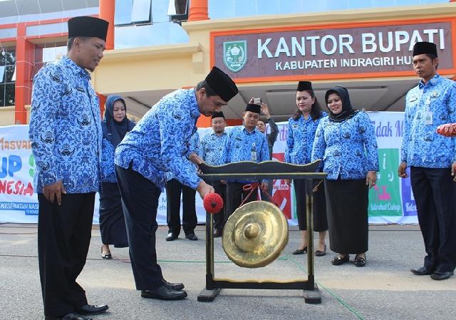 Wabup Inhu Canangkan Gerakan Satu Rumah Satu Jumantik