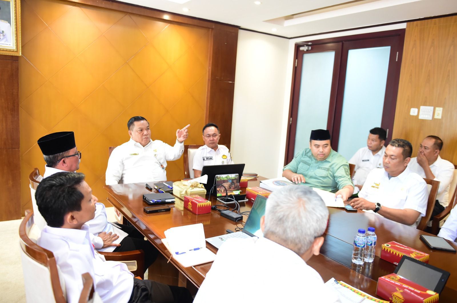 Bangun Jembatan Pulau Bengkalis - Bukit Batu, Pemkab Bengkalis Dan Sekda Riau Gelar Rapat