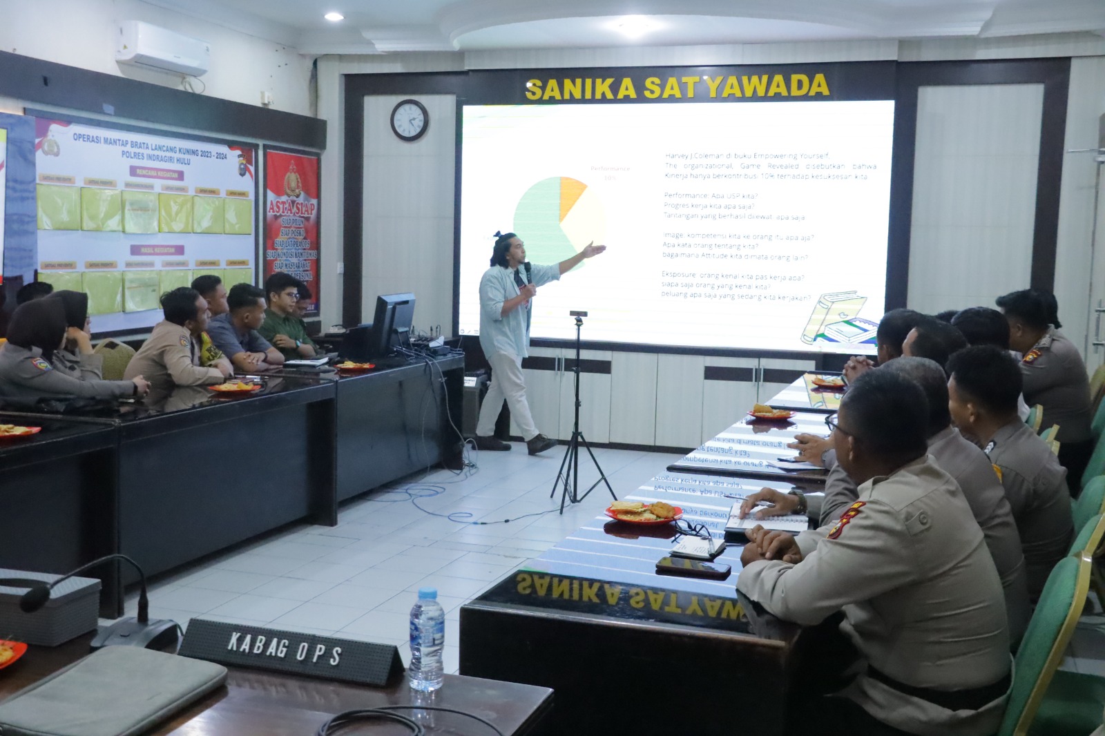 Polres Inhu Gelar Workshop Manajemen Media dan Diseminasi Informasi Digital OMB