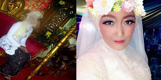 Kisah Cintanya Memilukan, Perempuan Cantik ini Duduk Dipelaminan Sendirian