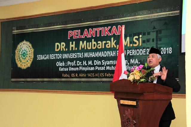 Tiga Wakil Rektor UMRI Periode 2014-2018 Dilantik