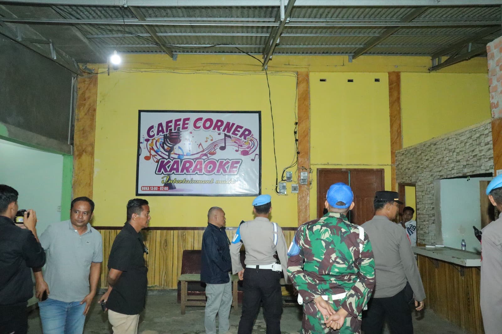 Polres Inhu dan Kodim 0302 Gelar Razia Gabungan di Tempat Hiburan Malam