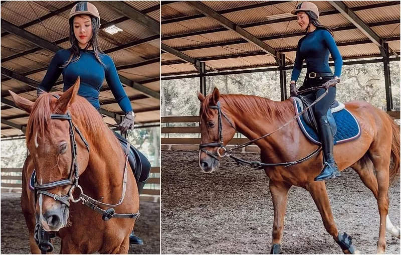 Anya Geraldine Menunggang Kuda, Netizen: Butuh Pangeran Gak Kak?