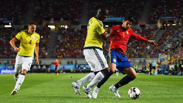 Spanyol Imbang 2-2 Lawan Kolombia
