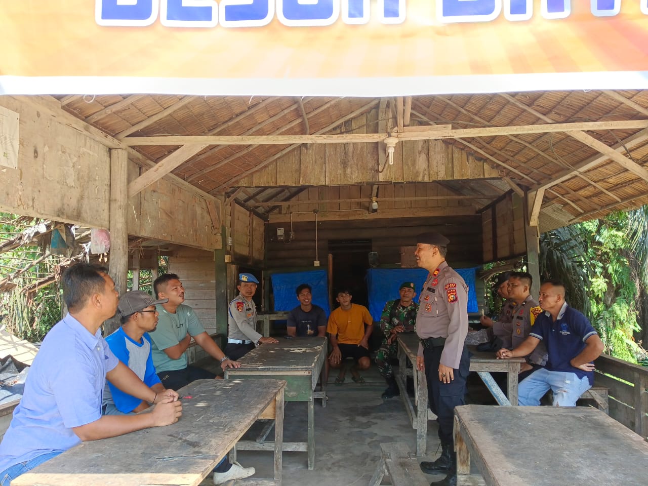 Polsek Minas Tingkatkan Cooling System, Ajak Masyarakat Jaga Kamtibmas Jelang Pilkada