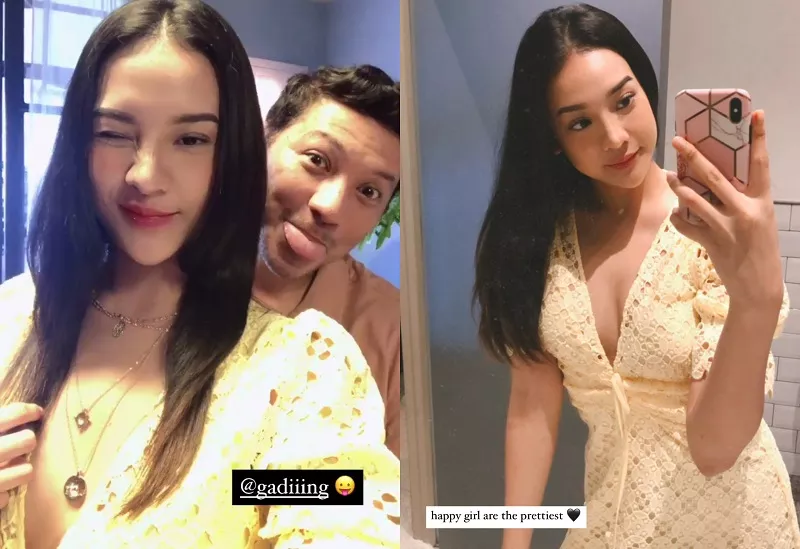 Anya Geraldine Berbaju Belahan Rendah Bikin Gading Marten Melet