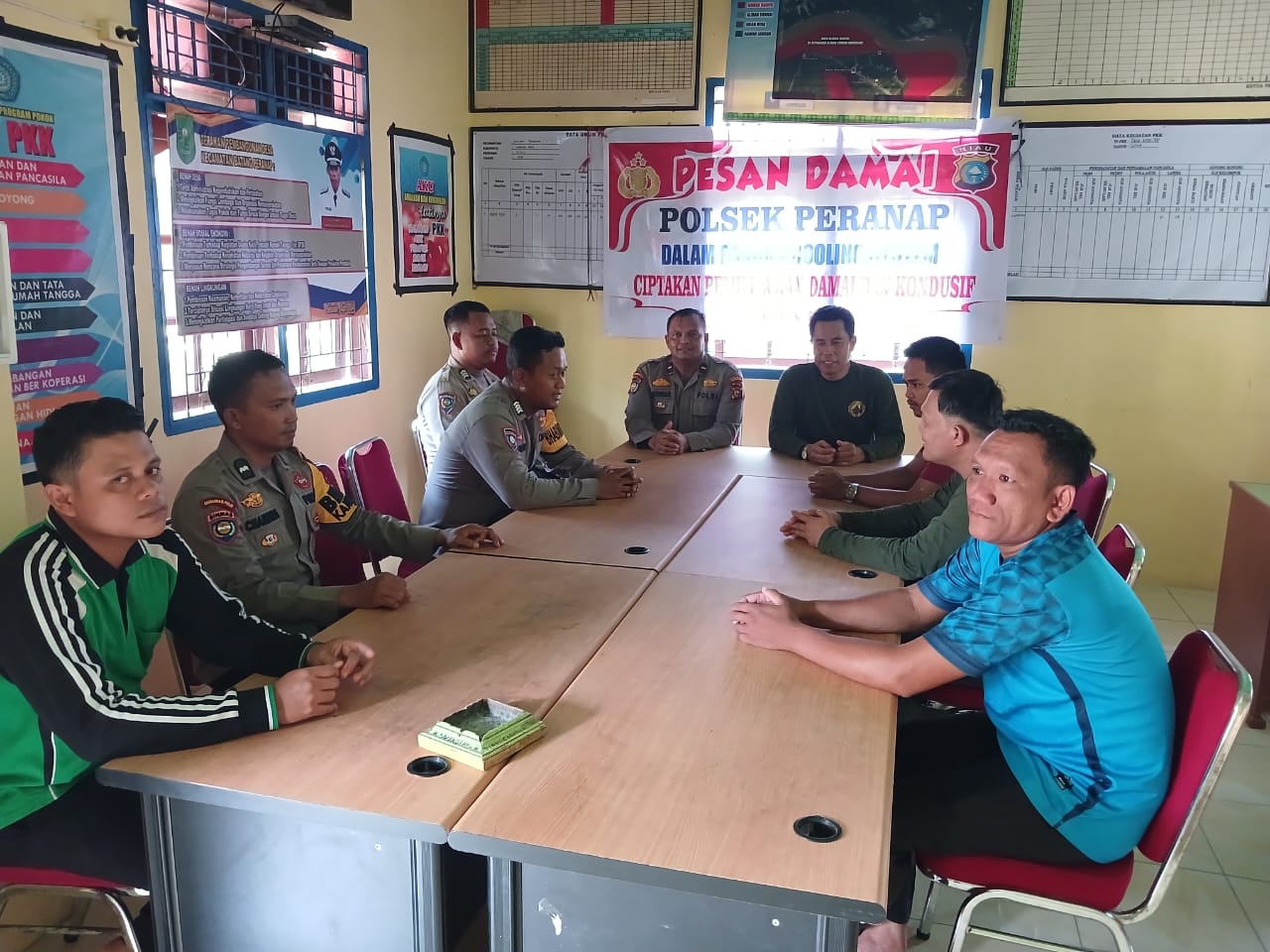 Polsek Peranap: Segera Laporkan Kerawanan Kepada Bhabinkamtibmas