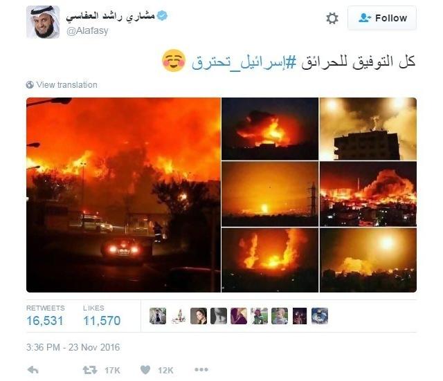 Israel Terbakar Jadi Trending Topic di Timur Tengah