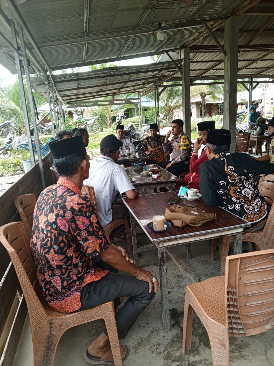 Cooling System di Desa Kayu Raja, Polsek Keritang Imbauan dan Pesan Politik Bersih