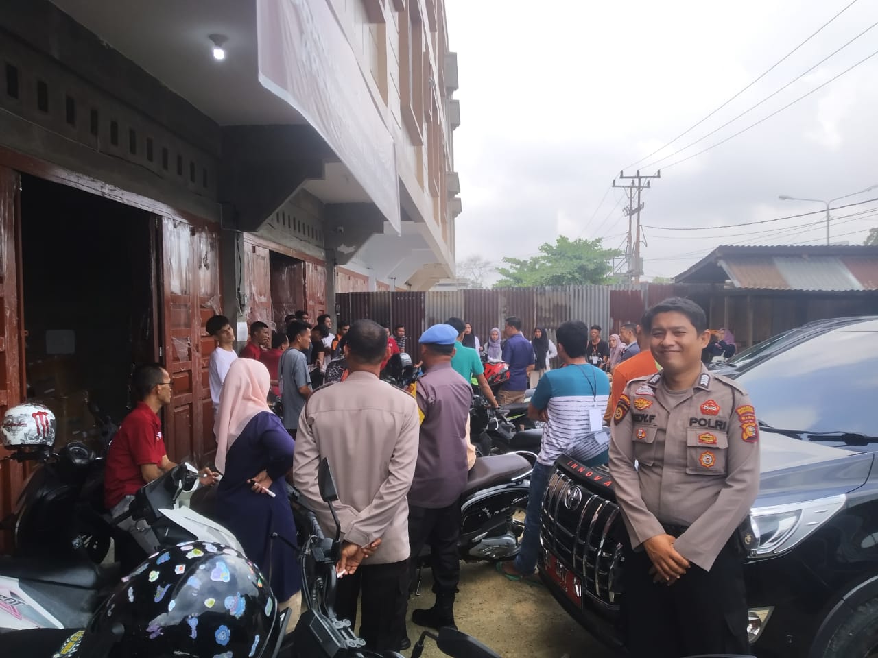 Polres Kuansing Jaga Ketat Gudang Logistik Pemilu 2024