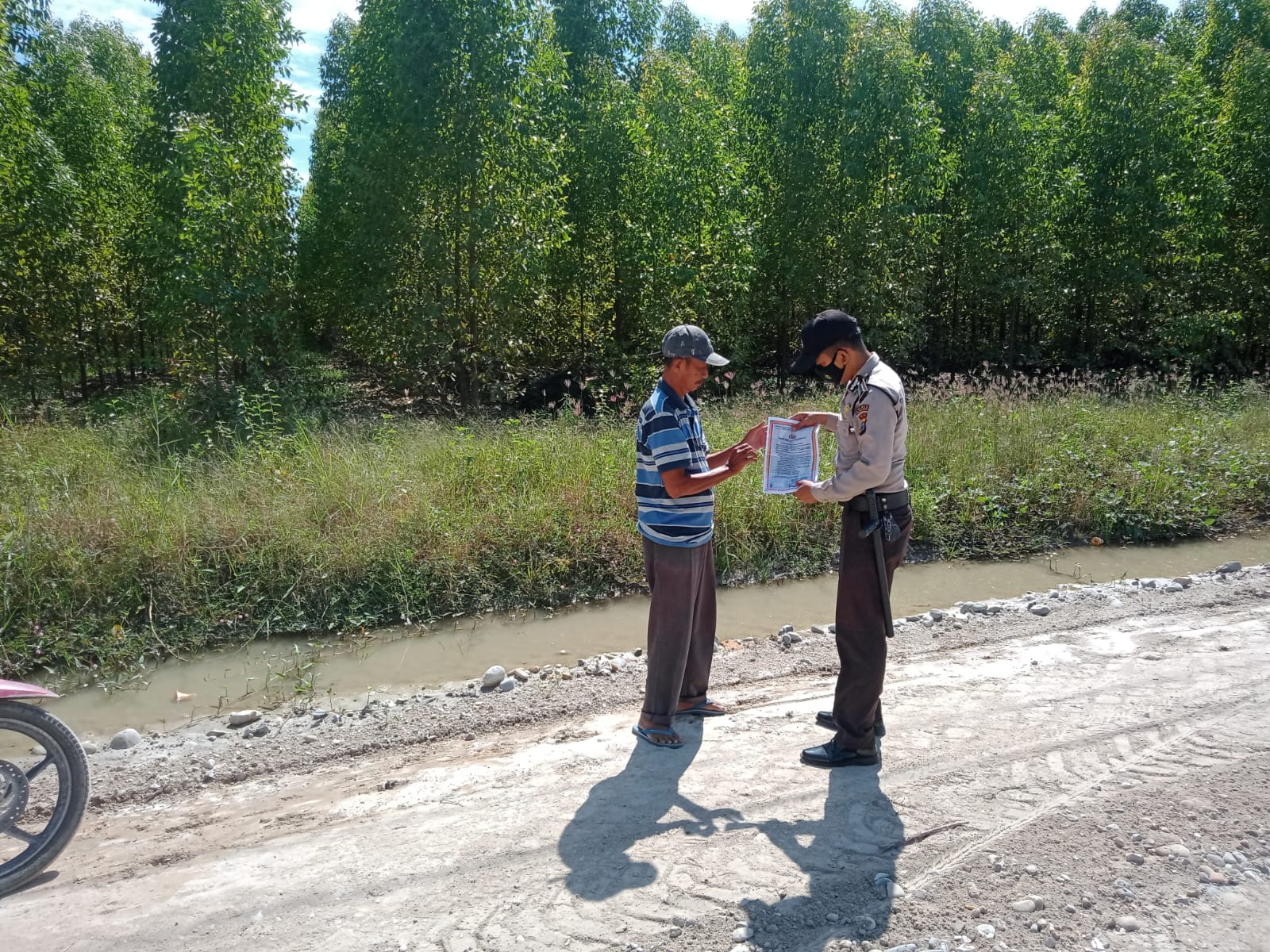 Polsubsektor Pelalawan Optimalkan Pencegahan Karhutla di Lalang Kabung